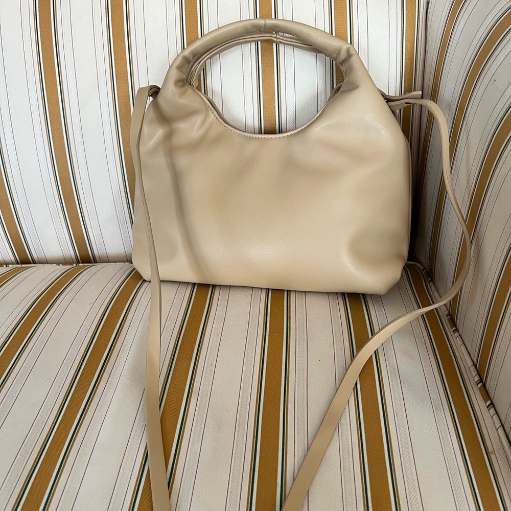 a new day Cream Padded Top-Handle Shoulder Bag